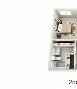 3D Massanutten 3D Massanutten 2 bedroom townhome apartment. 1st floor kitchen-dining-living-half bath. 2nd floor bedrooms, 1 shared full bath. large closets. in-unit laundry.