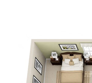 Birmingham 3D. 2 bedroom apartment. Kitchen with bartop open to living/dinning rooms. 2 full bathrooms, double vanity in master. Walk-in closets. Patio/balcony.