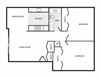 2 Bedroom 1 Bathroom