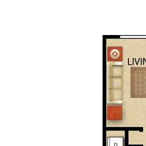 2 Bed 2 Bath (2x2sv-a)