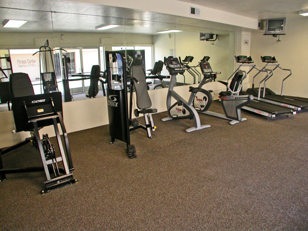 a state of the art gym is available for residents to use