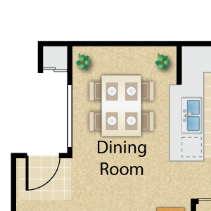 2 Bed 2 Bath (2x2vi-c)