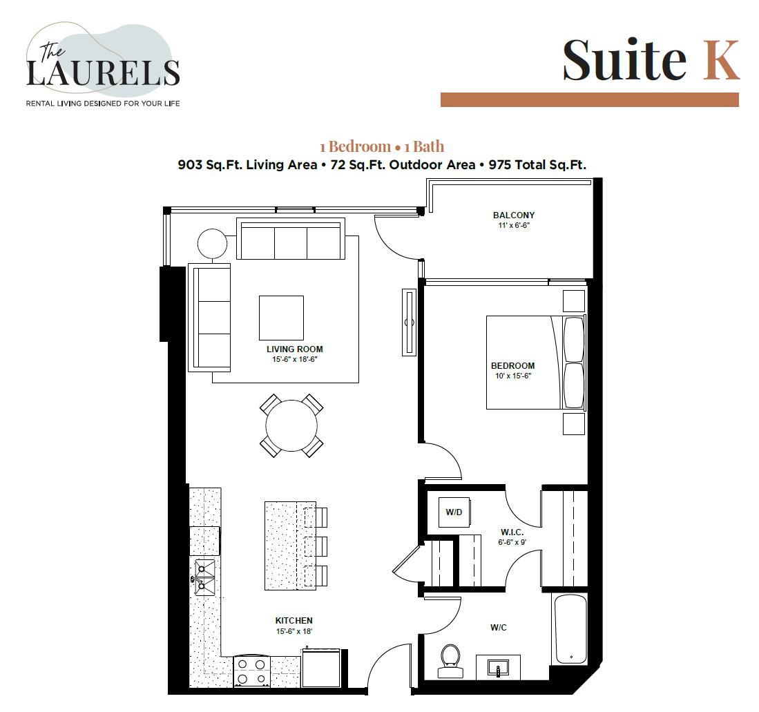 460 Columbia Street W 1-2 Beds Apartment, Condo, Townhouse for Rent - Photo Gallery 16