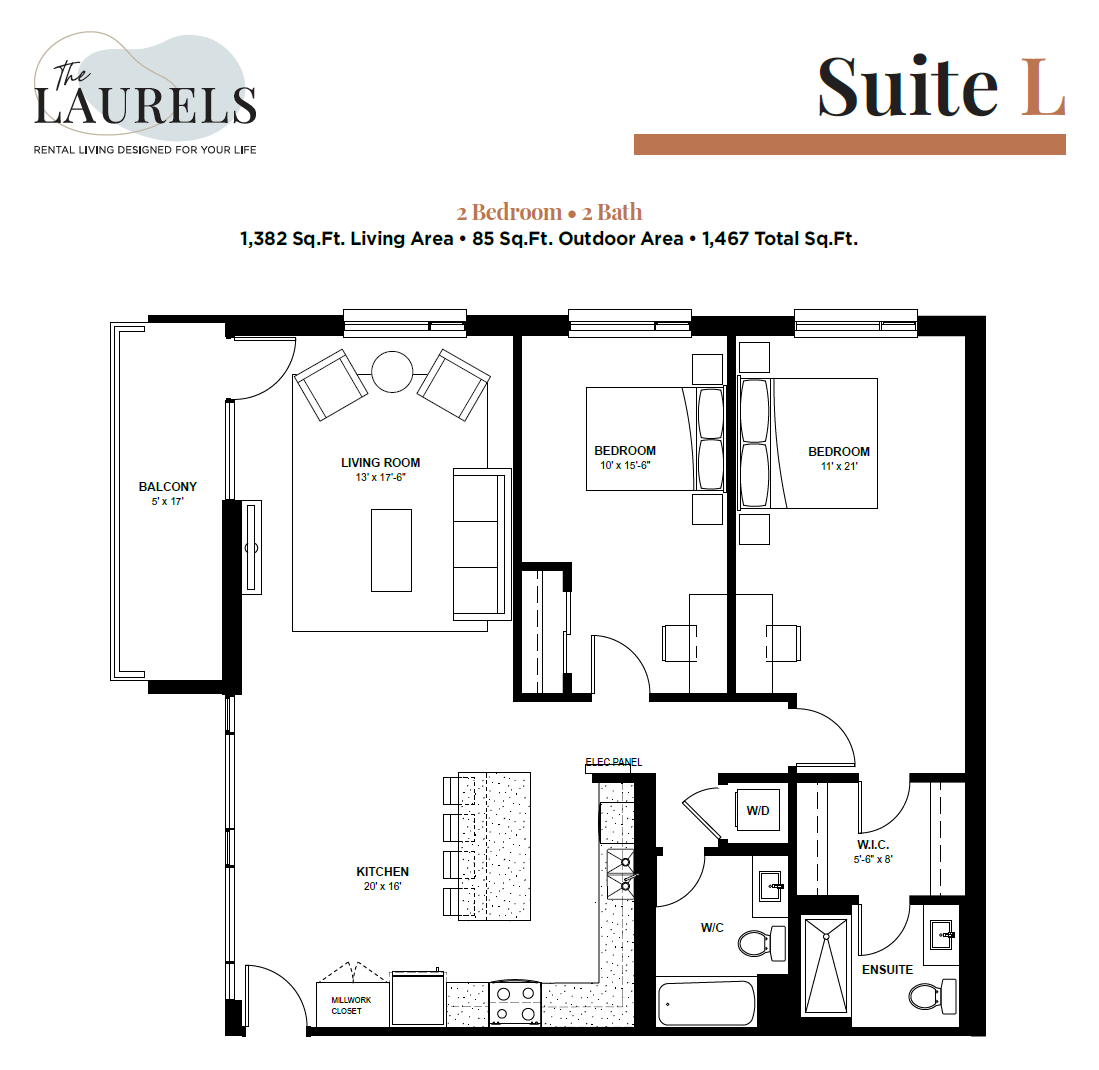 460 Columbia Street W 1-2 Beds Apartment, Condo, Townhouse for Rent - Photo Gallery 17