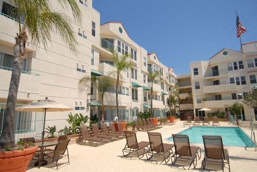 the pool at the residence inn
