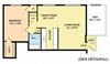 One Bedroom - Den Opt.