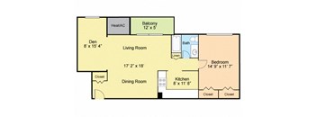 One Bedroom Den
