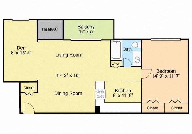 One Bedroom Den