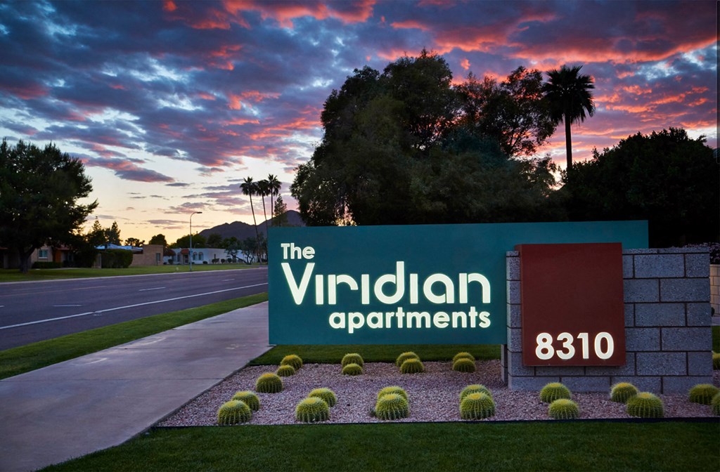 Property Signage at The Viridian, Scottsdale