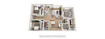 3 Bedrooms 2 Bath