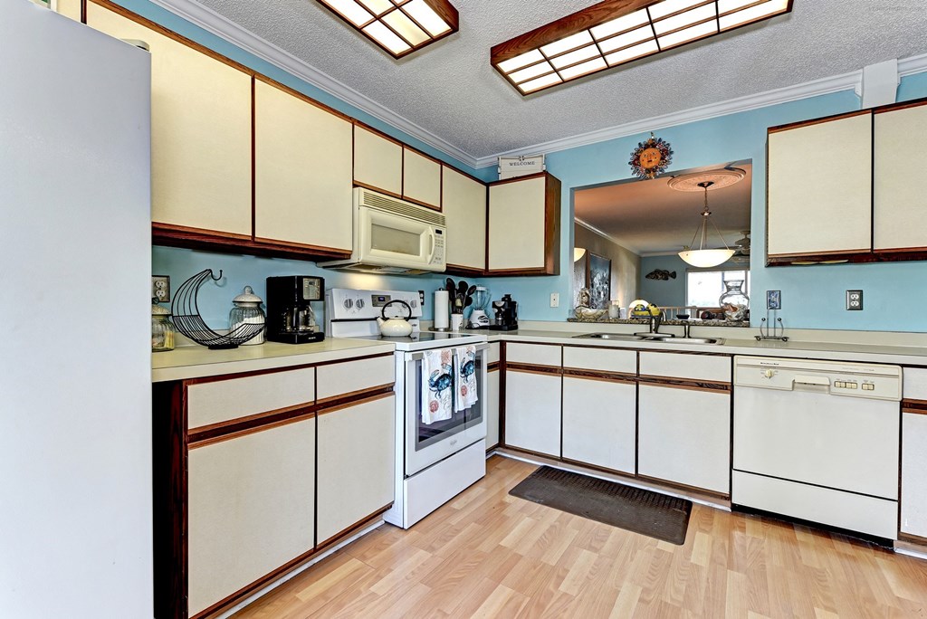 the kitchen is clean and ready for you to use