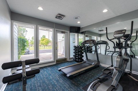 the gym at the preserve apartments falls oh