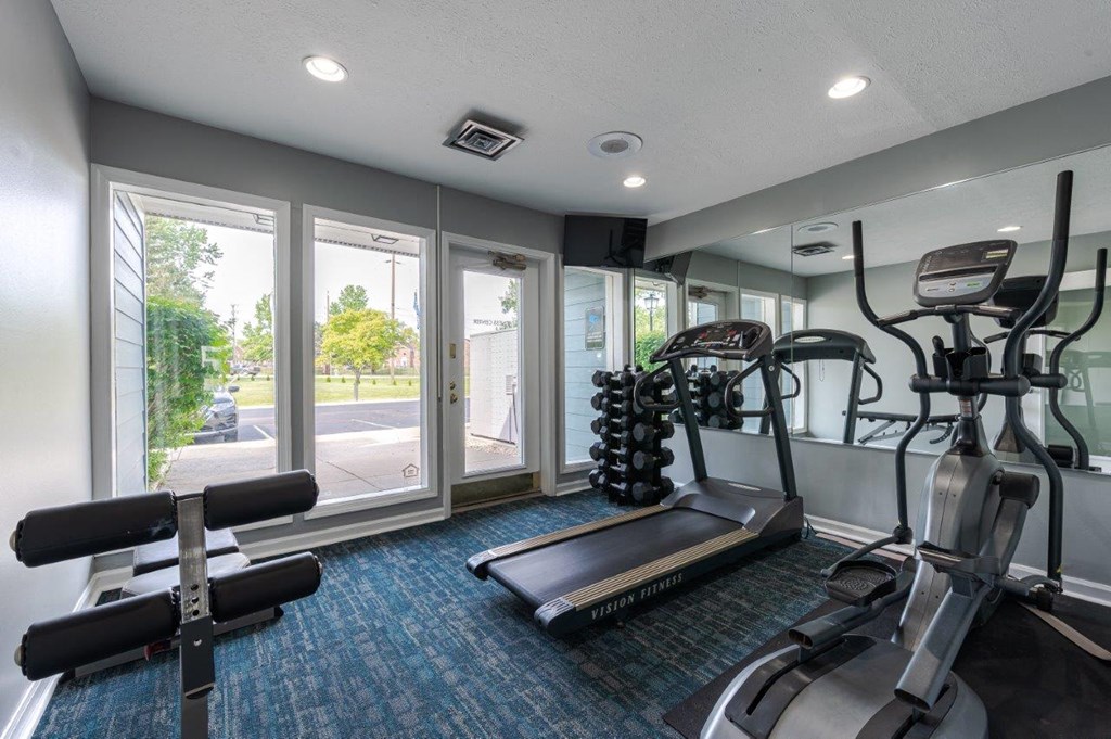 the gym at the preserve apartments falls oh