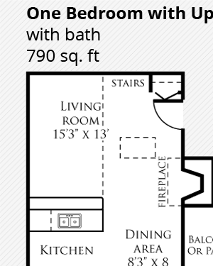 One Bedroom With Loft 1 Bedroom Loft