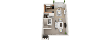 Town Home I Floor Plan at Sienna Ridge, Chamblee, GA