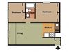 2 Bed 1 Bath The Beech Floor Plan 2 Bed 1 Bath The Beech Floor Plan at Coach House, Chelmsford, MA, 01824