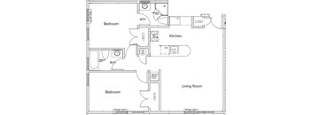 2 Bedrooms, 2 Bathrooms