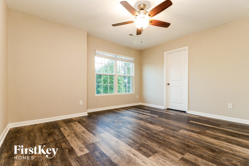 the living room is clean and ready for guests to use