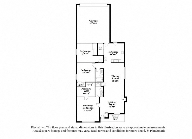 this diagram shows the floor plan for the residence