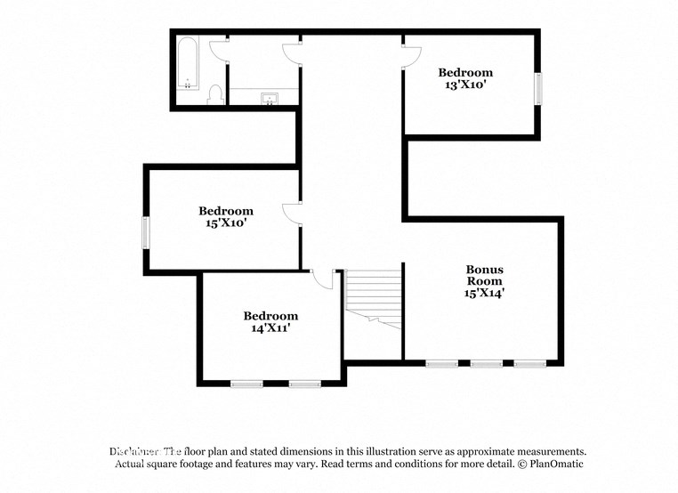 the floor plan for the apartment