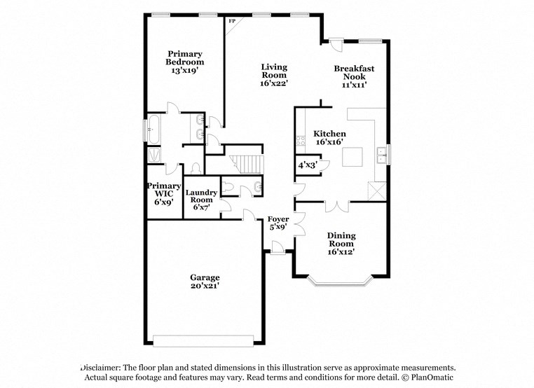 the plan of the floor plan and actual dimensions in this house is approximate measurements