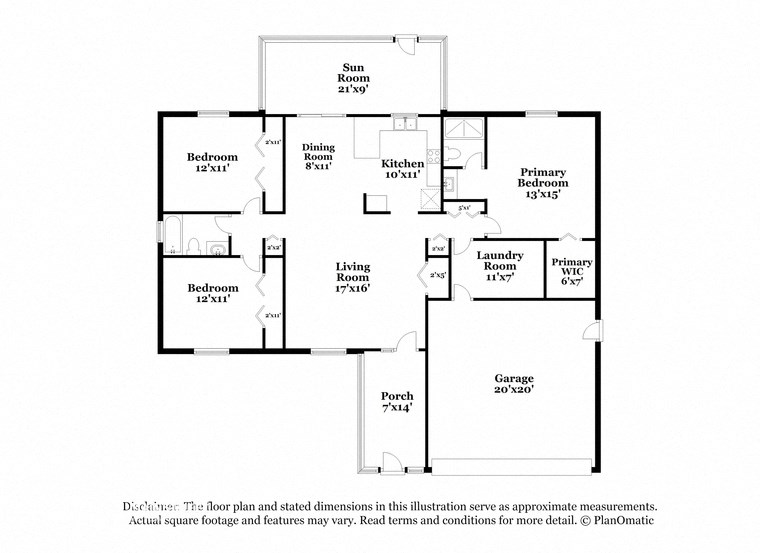 the schematic diagram of the house showing the different rooms and amenities