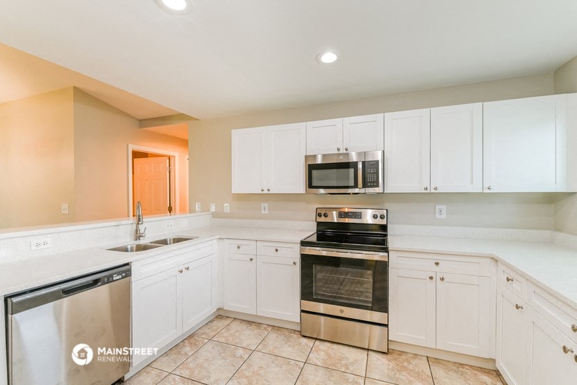 the kitchen is clean and ready for us to use