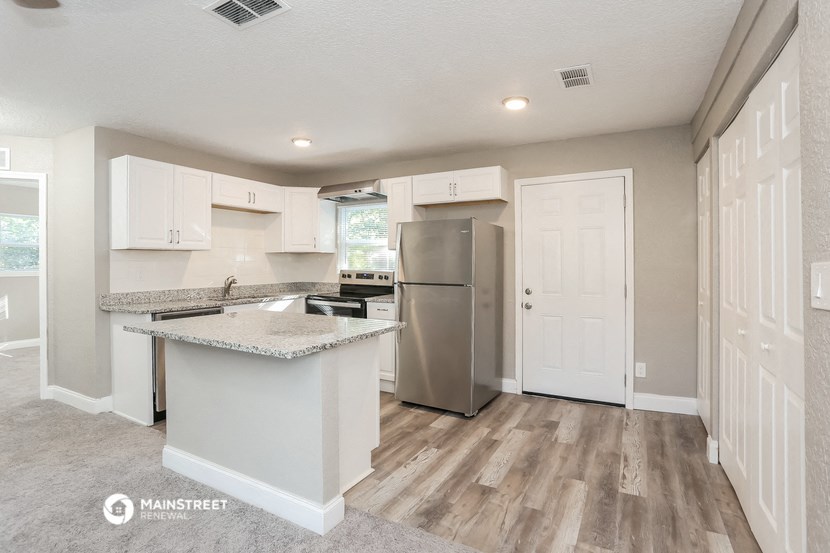 the kitchen of our studio apartment at