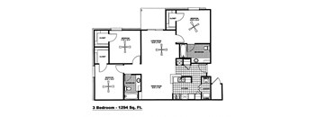 3 Bedrooms, 2 Bathrooms