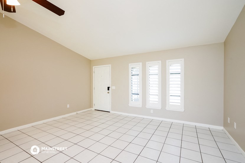 the spacious living room is clean and ready for you to use