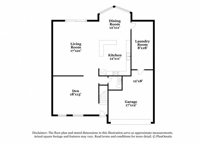 the schematic diagram of the house showing the floor plan