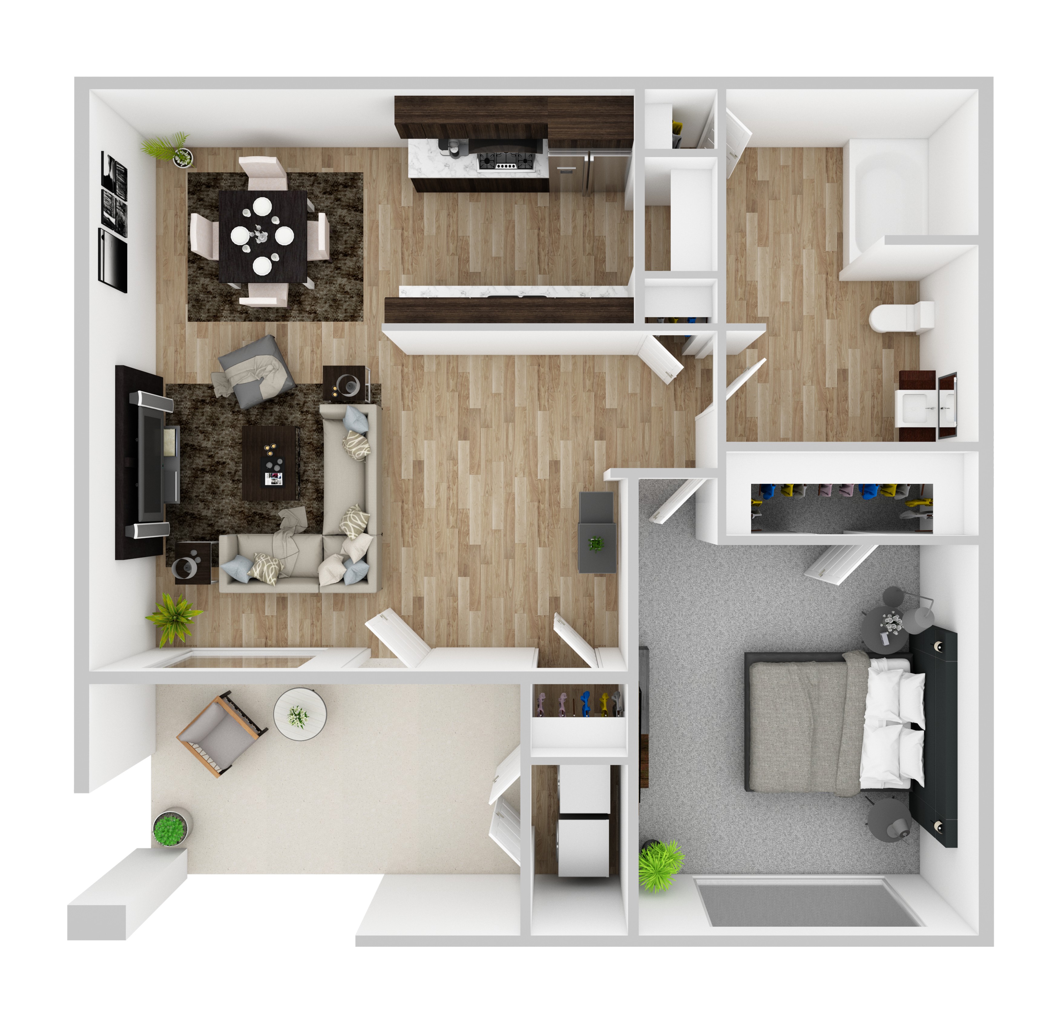1 Bedroom (A)