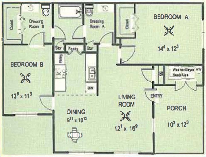 2 Bedroom
