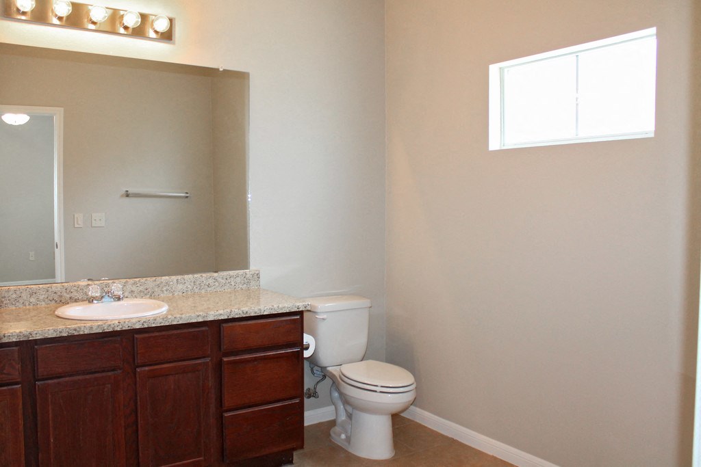 a bathroom with a toilet and a sink and a mirror