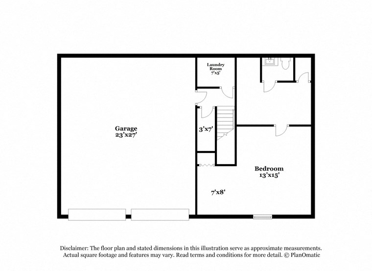 this diagram shows the floor plan for a bedroom apartment