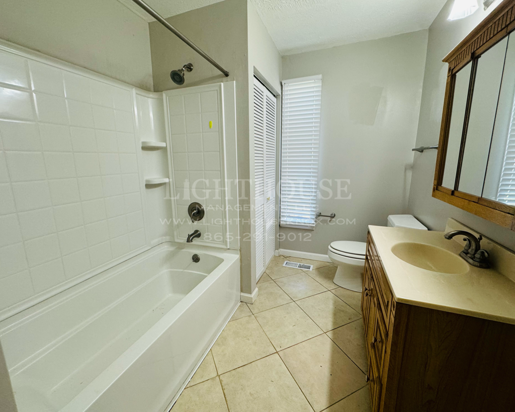 a bathroom with a tub and a sink and a toilet