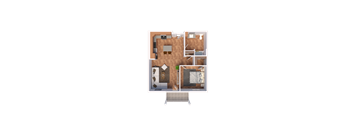 1 Bedroom, 1 Bathroom