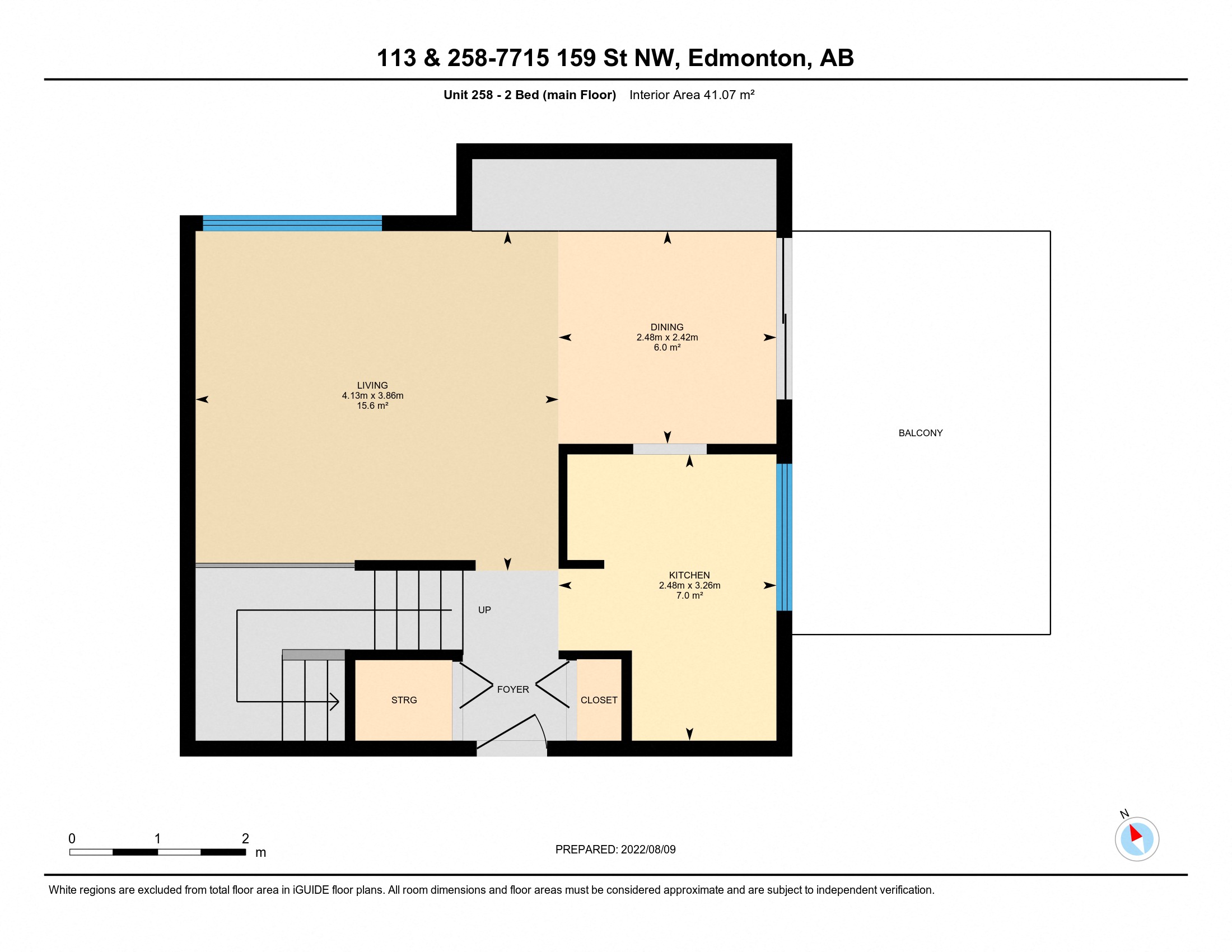 2 bedroom Main floor