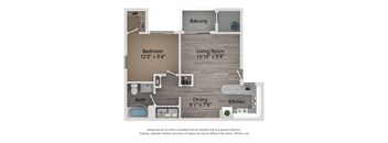 1 Bedroom, 1 Bathroom