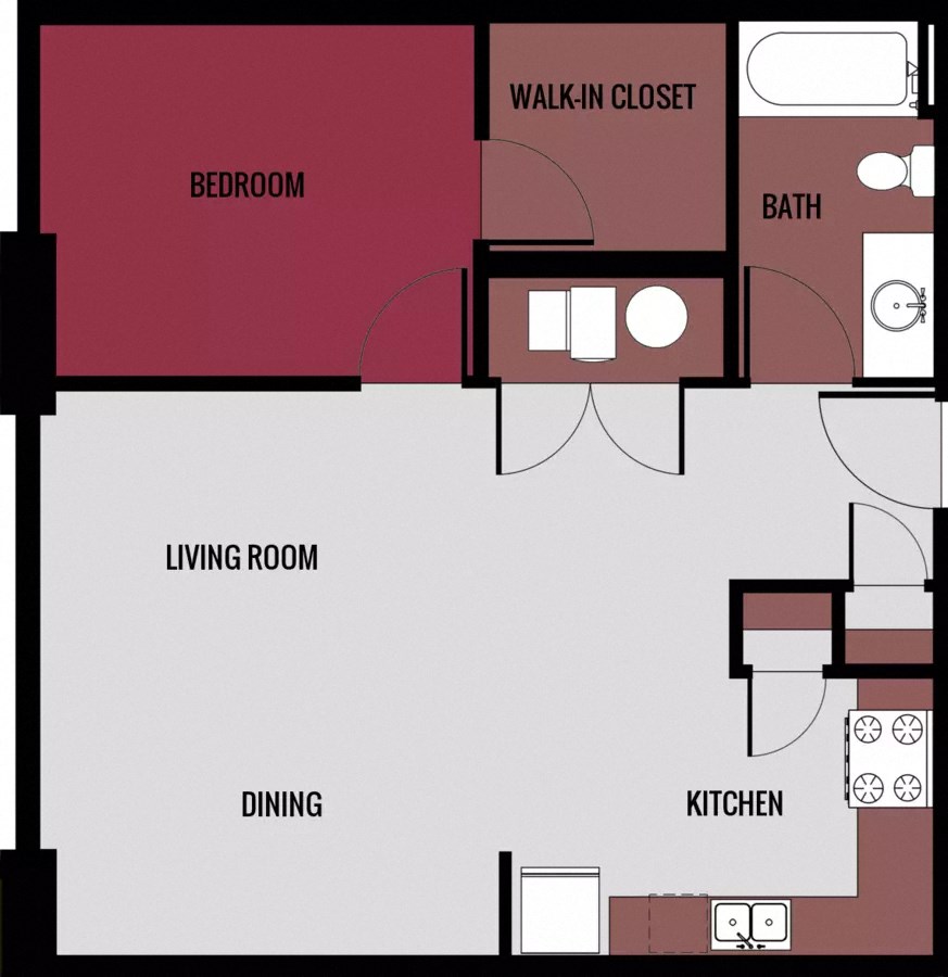 a blueprint of a floor plan of a living room and dining room