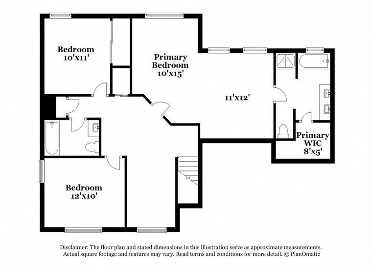 a floor plan of a house with a bedroom and a living room