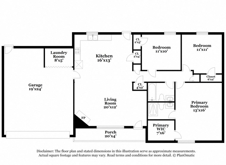 a floor plan of a house with a bedroom and a living room