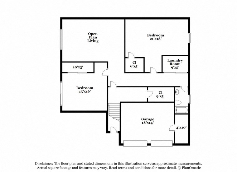 this is an illustration of a floor plan of a house