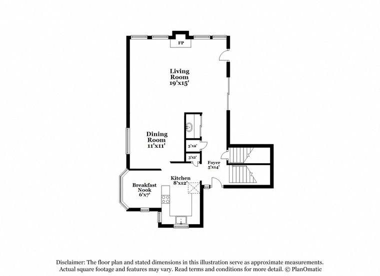 this plan is an approximation of the floor plan and and level description of the residence