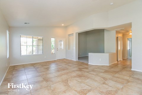 the living room and dining room are clean and ready for guests to use