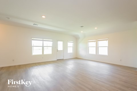 the living room is clean and ready for us to use