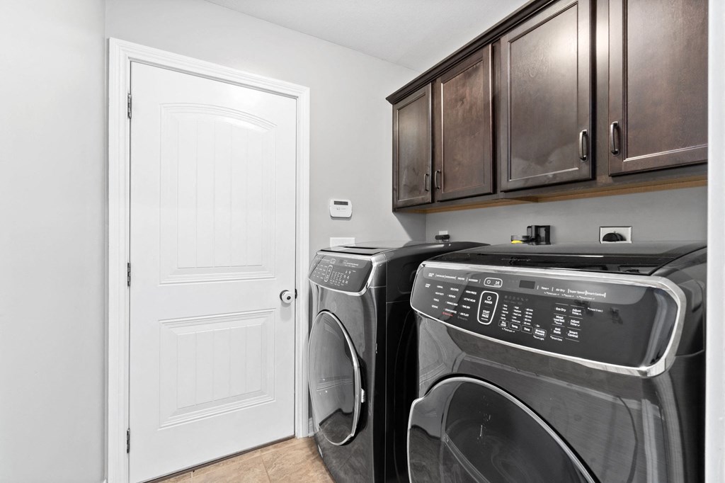 our apartments have a spacious laundry room with a washer and dryer