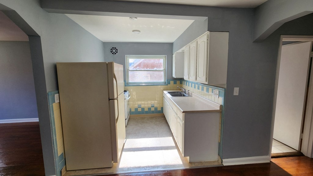 a kitchen is being remodeled and ready to be painted