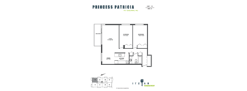 14 - 2 bd, 1 bath with balcony