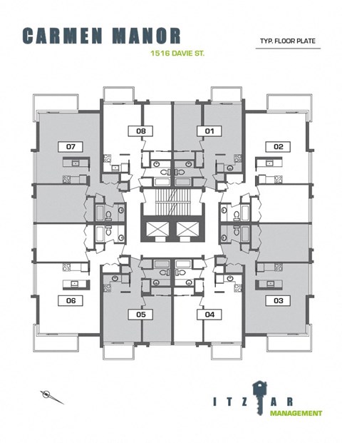 a floor plan of the manor house